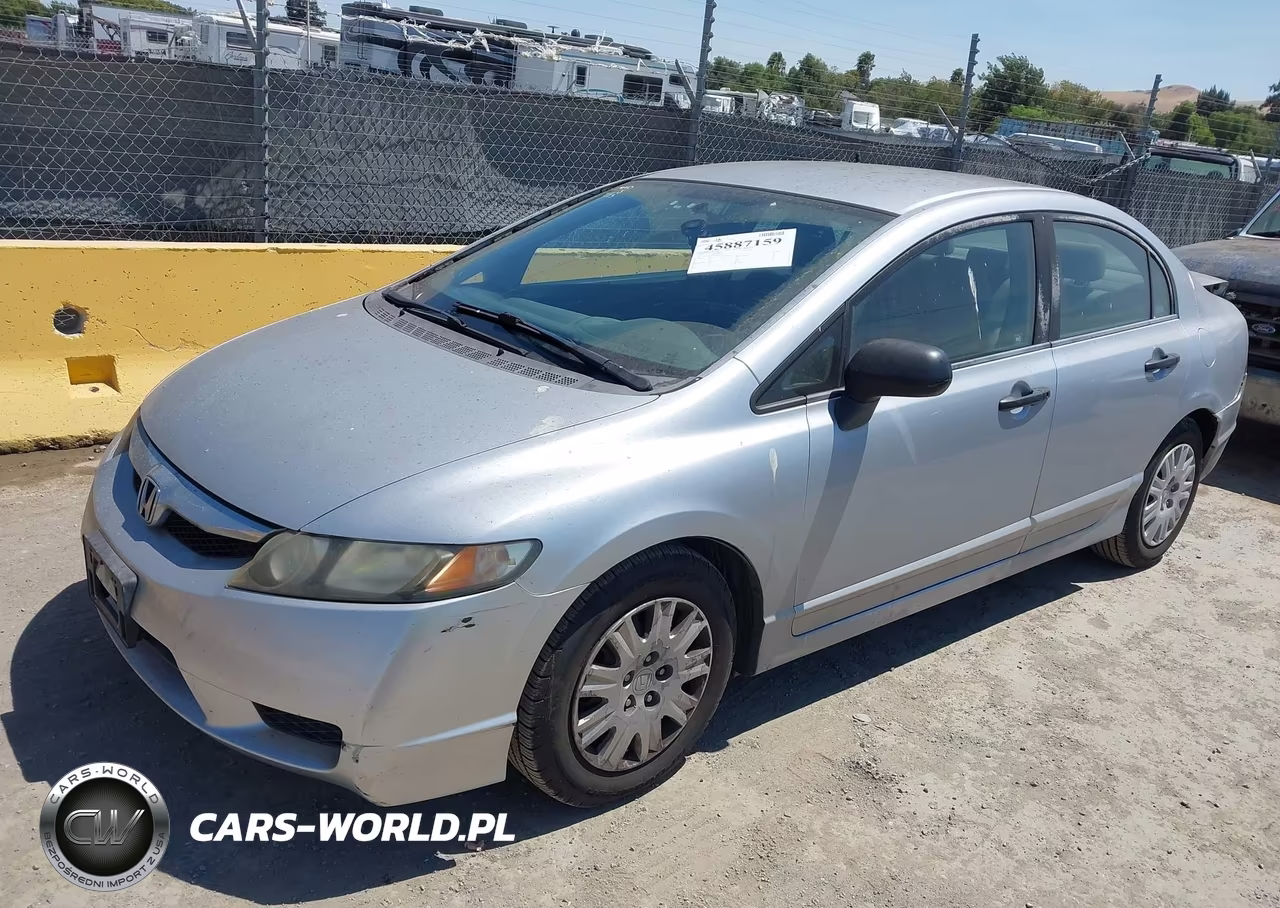 2009 Honda Civic Vp VIN:2HGFA16349H347923 - 2
