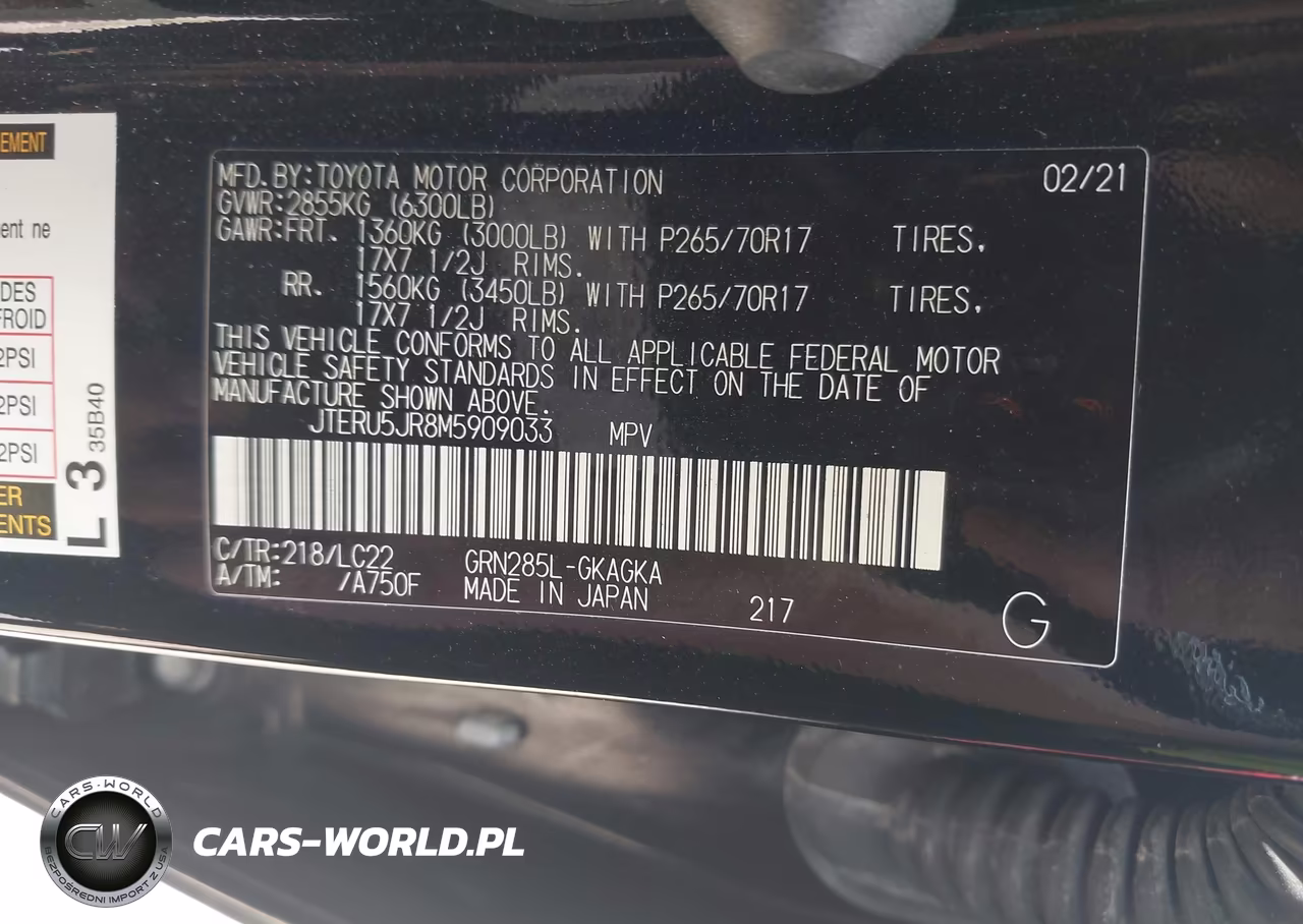2021 Toyota 4Runner Trd Off Road Premium VIN:JTERU5JR8M5909033 - 9