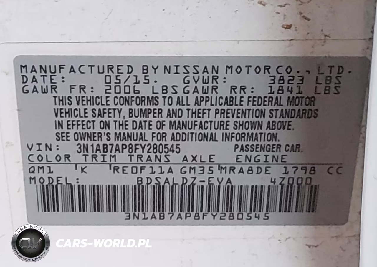 2015 Nissan Sentra VIN:3N1AB7AP8FY280545 - 9