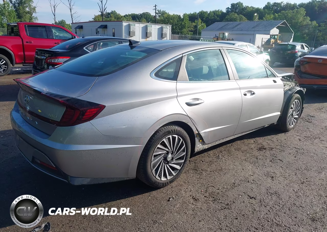 2021 Hyundai Sonata Sel VIN:KMHL34JJ9MA019211 - 4