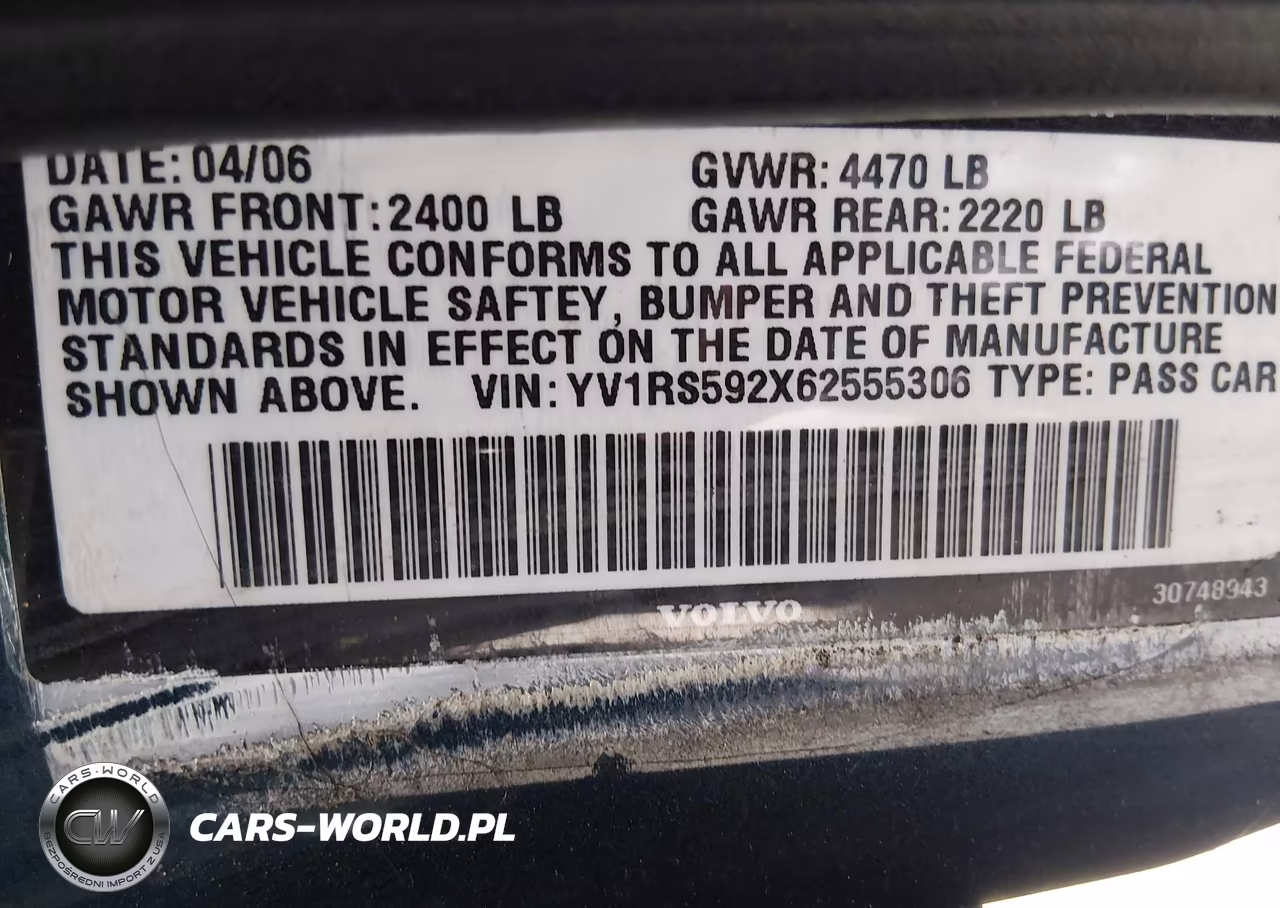 2006 Volvo S60 2.5T VIN:YV1RS592X62555306 - 9