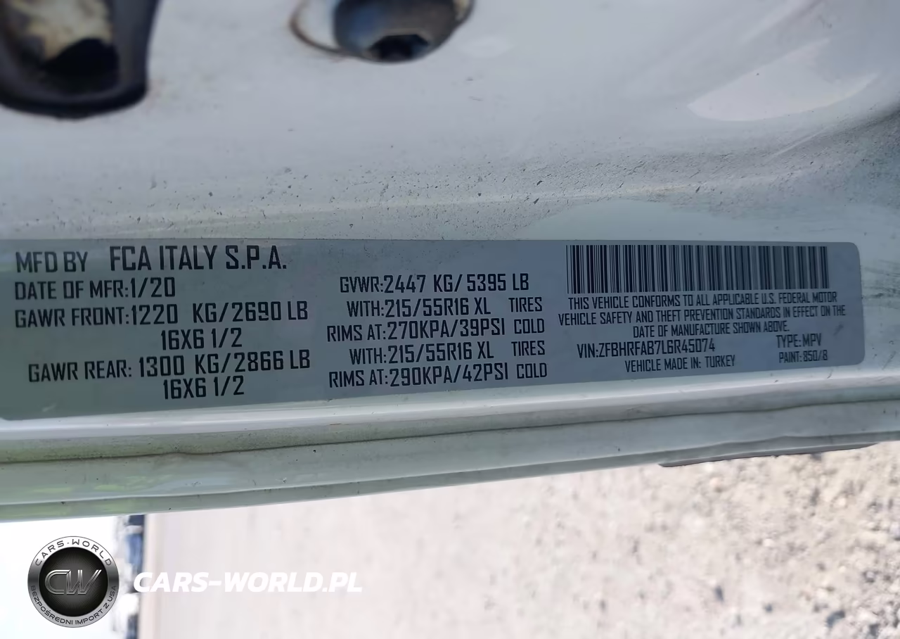 2020 Ram Promaster City Tradesman VIN:ZFBHRFAB7L6R45074 - 9
