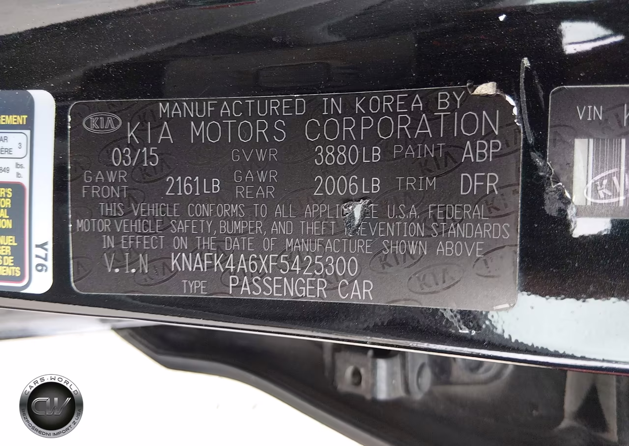 2015 Kia Forte Lx VIN:KNAFK4A6XF5425300 - 9