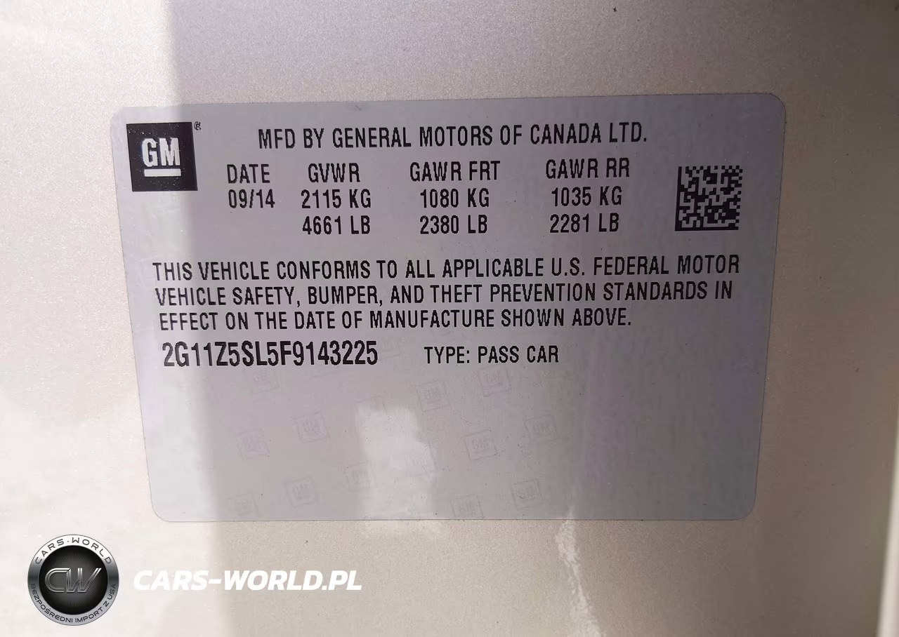 2015 Chevrolet Impala Ls VIN:2G11Z5SL5F9143225 - 9