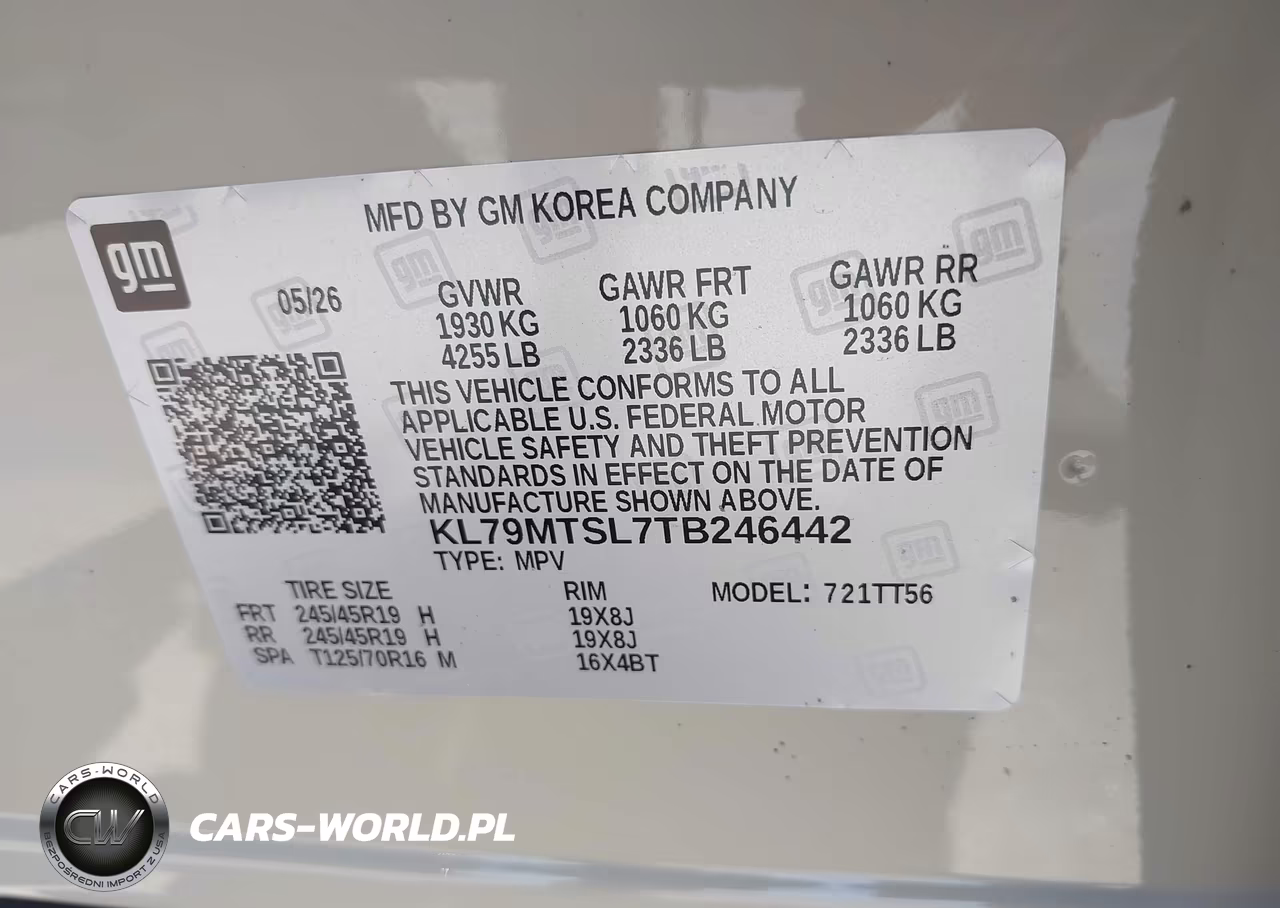 2026 Chevrolet Trailblazer Fwd Rs VIN:KL79MTSL7TB246442 - 9