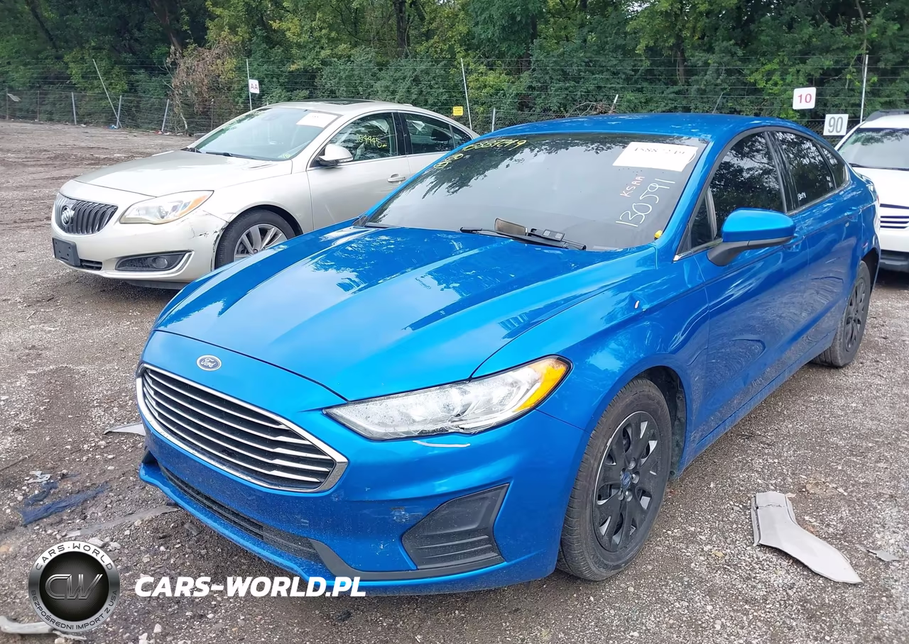2019 Ford Fusion S VIN:3FA6P0G74KR130591 - 2