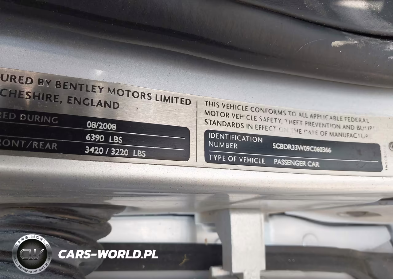 2009 Bentley Continental Gtc VIN:SCBDR33W09C060366 - 9