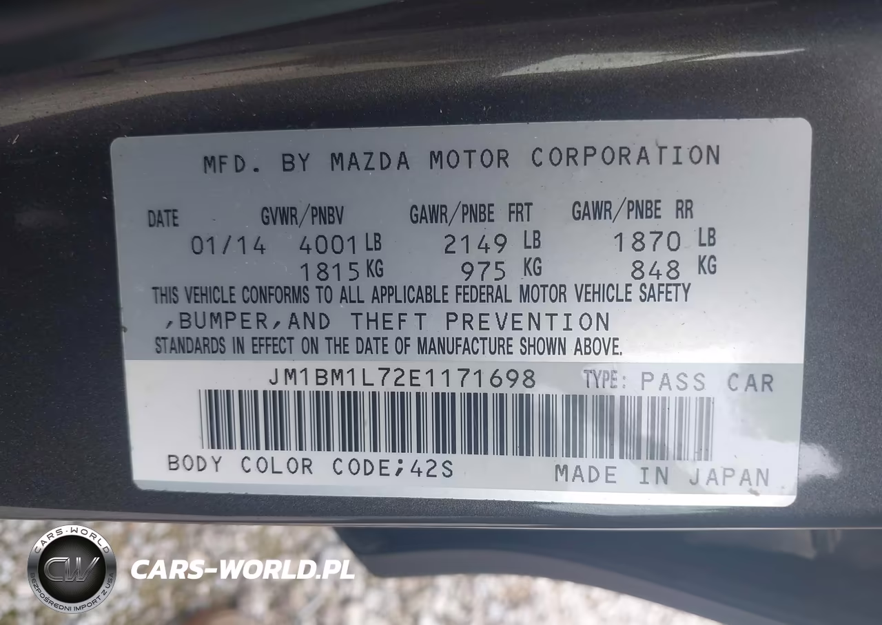 2014 Mazda Mazda3 I Touring VIN:JM1BM1L72E1171698 - 9