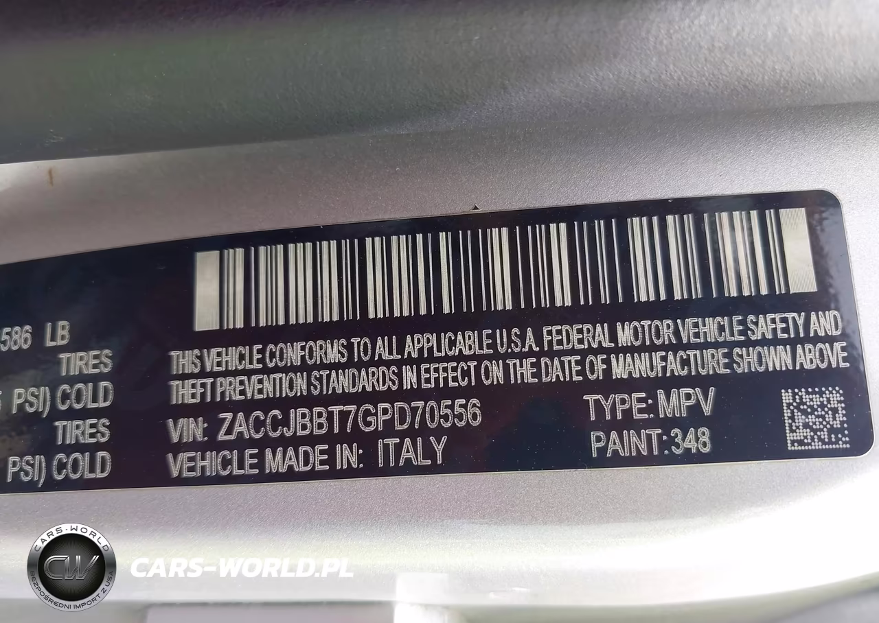 2016 Jeep Renegade Latitude VIN:ZACCJBBT7GPD70556 - 9