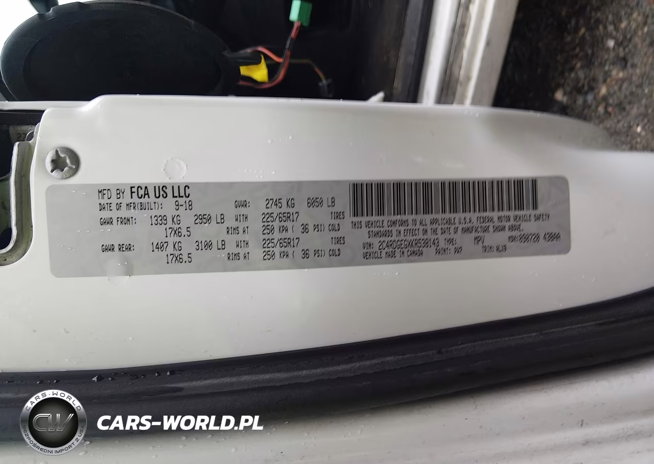 2019 Dodge Grand Caravan Gt VIN:2C4RDGEGXKR538143 - 9