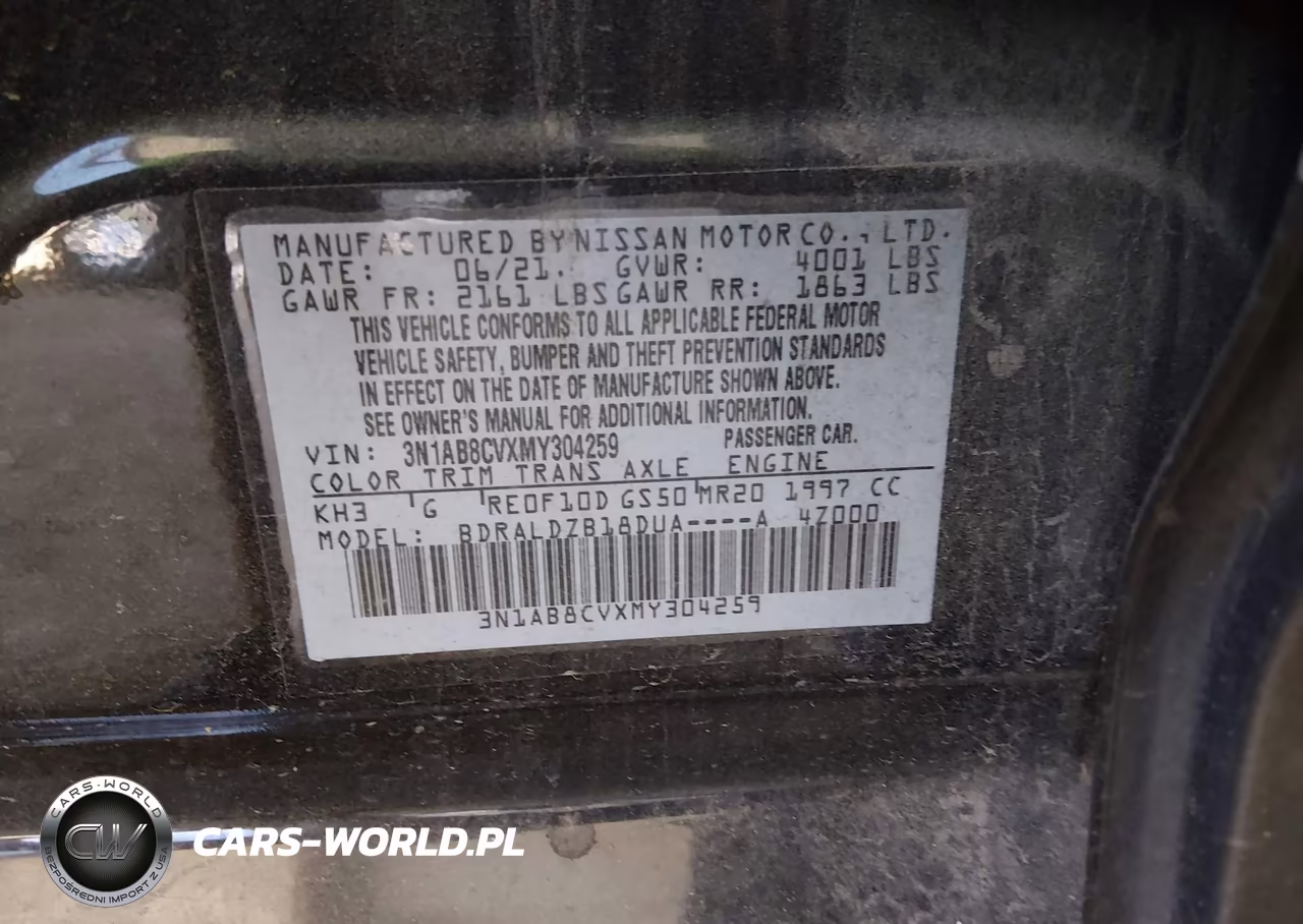 2021 Nissan Sentra Sv Xtronic Cvt VIN:3N1AB8CVXMY304259 - 9