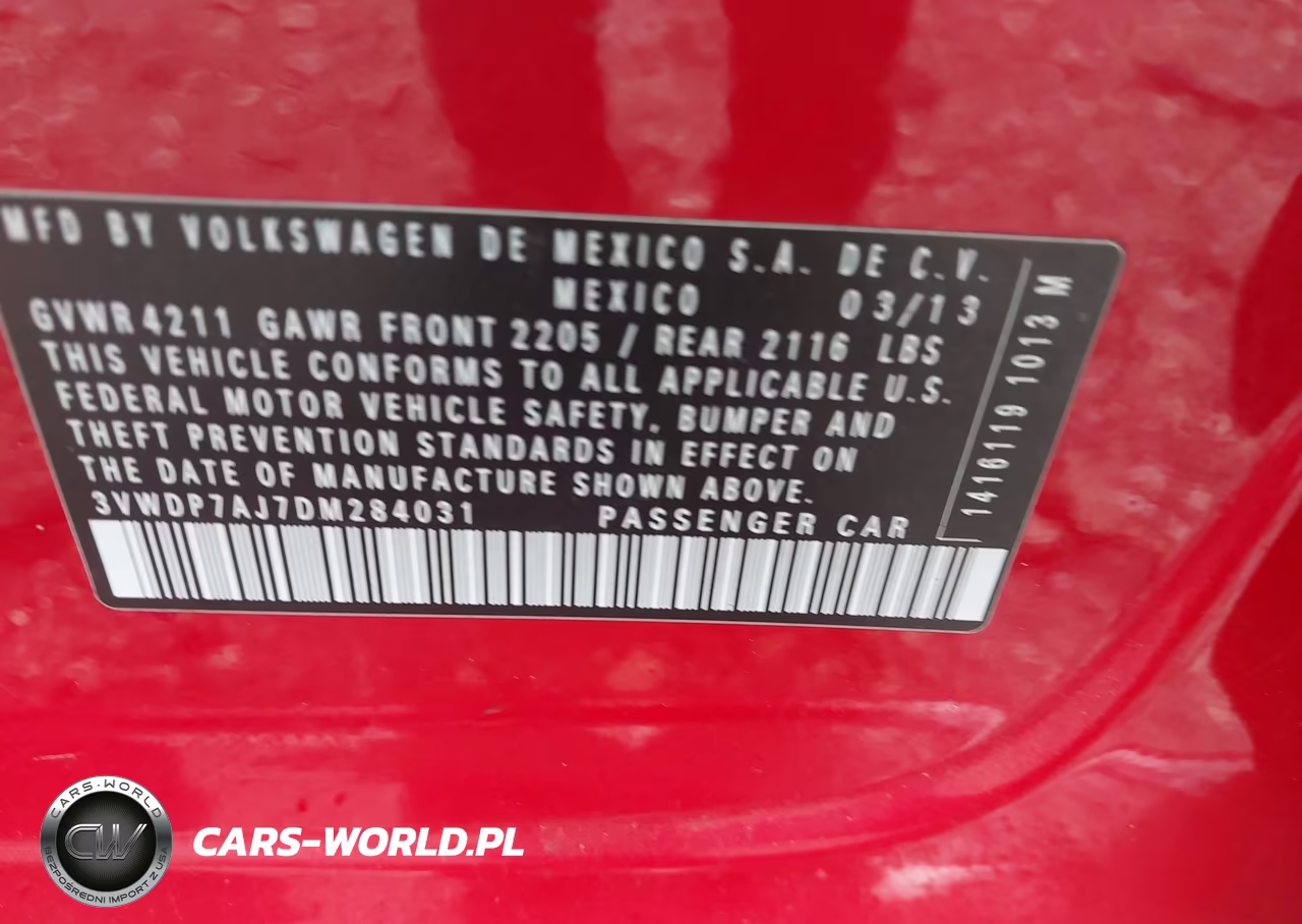 2013 Volkswagen Jetta 2.5L Se VIN:3VWDP7AJ7DM284031 - 9