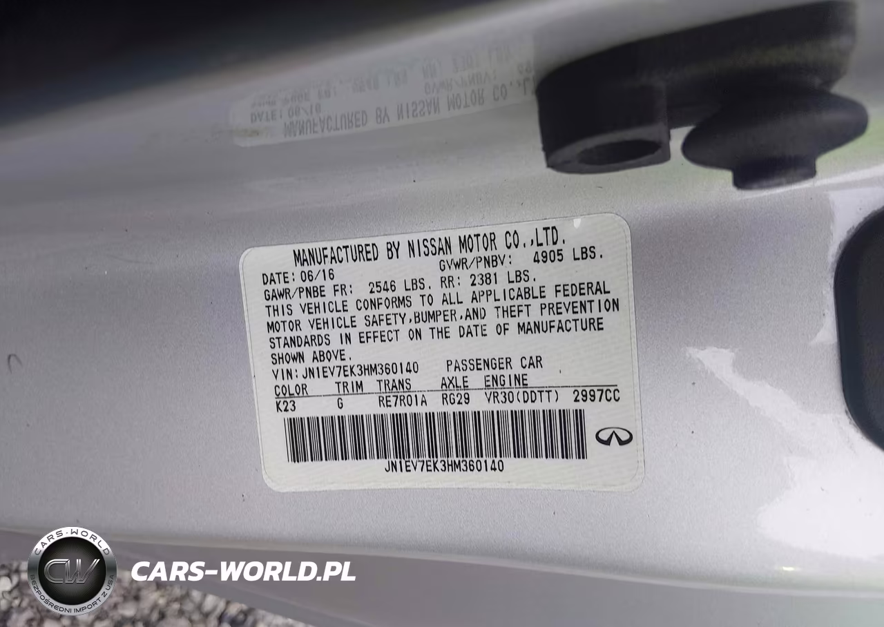 2017 Infiniti Q60 3.0T Premium VIN:JN1EV7EK3HM360140 - 9