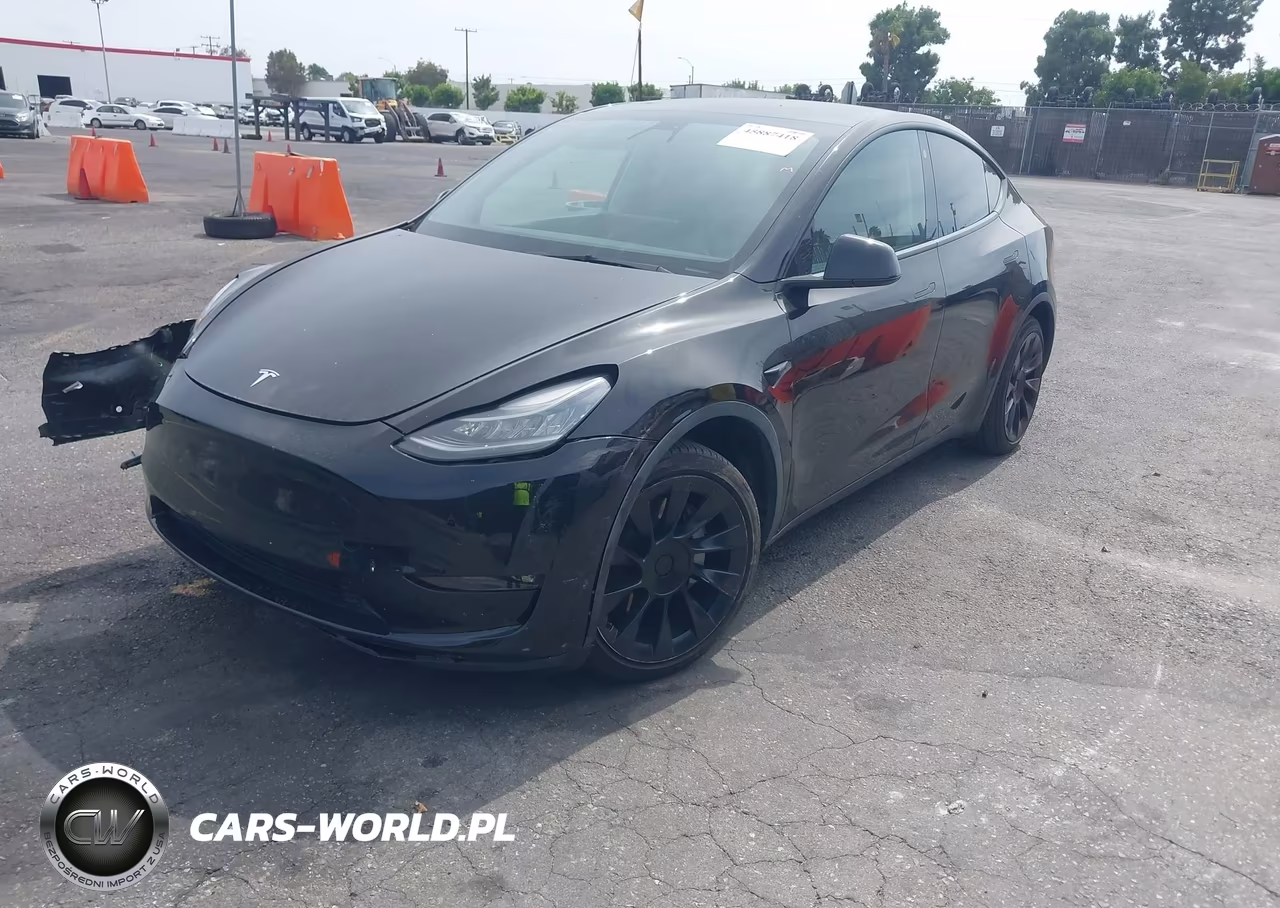 2021 Tesla Model Y Long Range Dual Motor All-Wheel Drive VIN:5YJYGDEE8MF160595 - 2