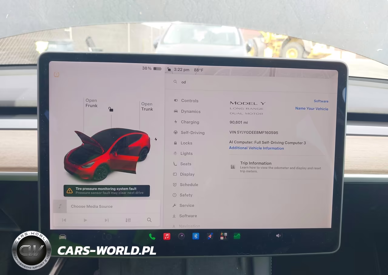 2021 Tesla Model Y Long Range Dual Motor All-Wheel Drive VIN:5YJYGDEE8MF160595 - 7