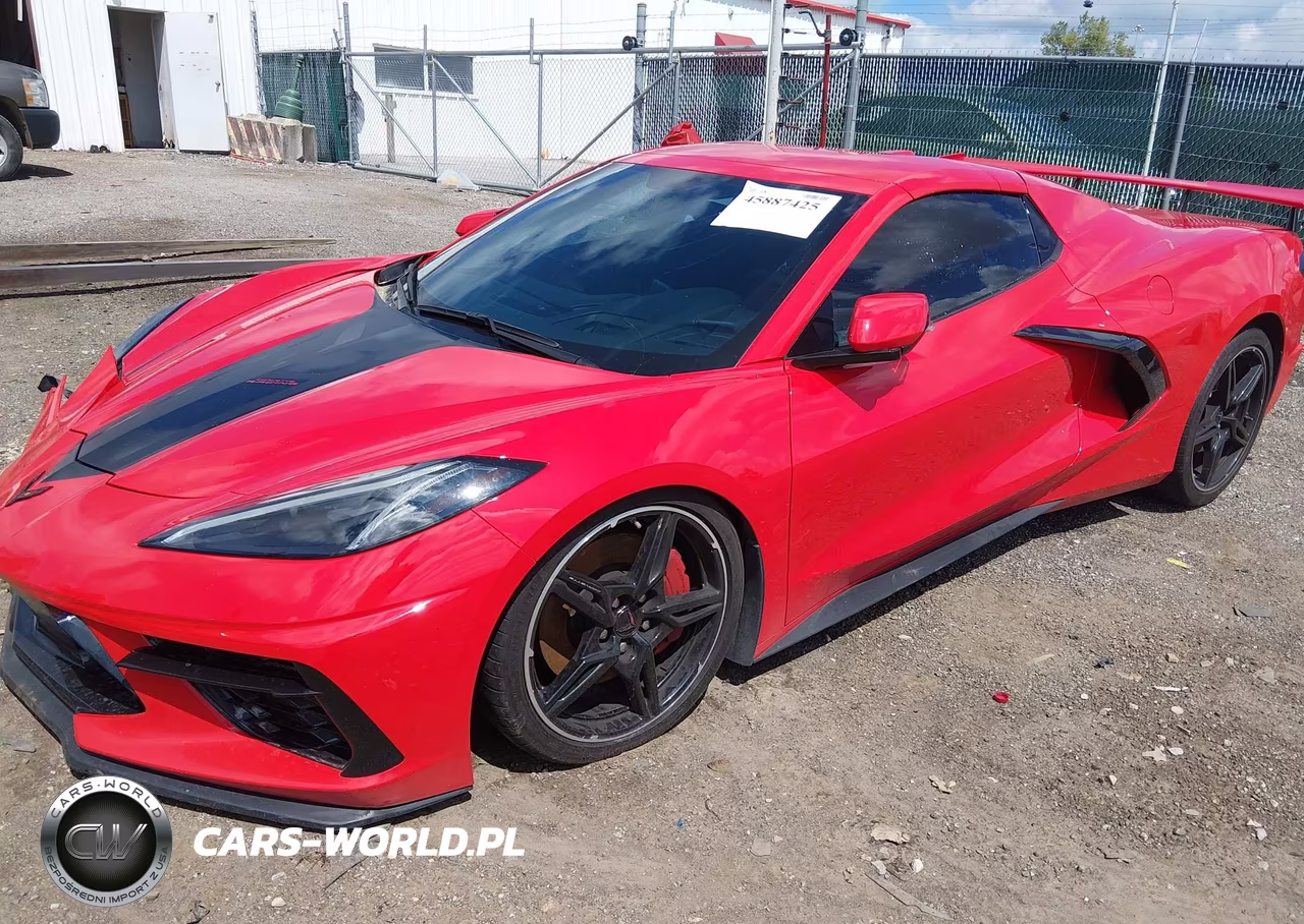 2022 Chevrolet Corvette Stingray Rwd 3Lt VIN:1G1YC3D45N5115642 - 2