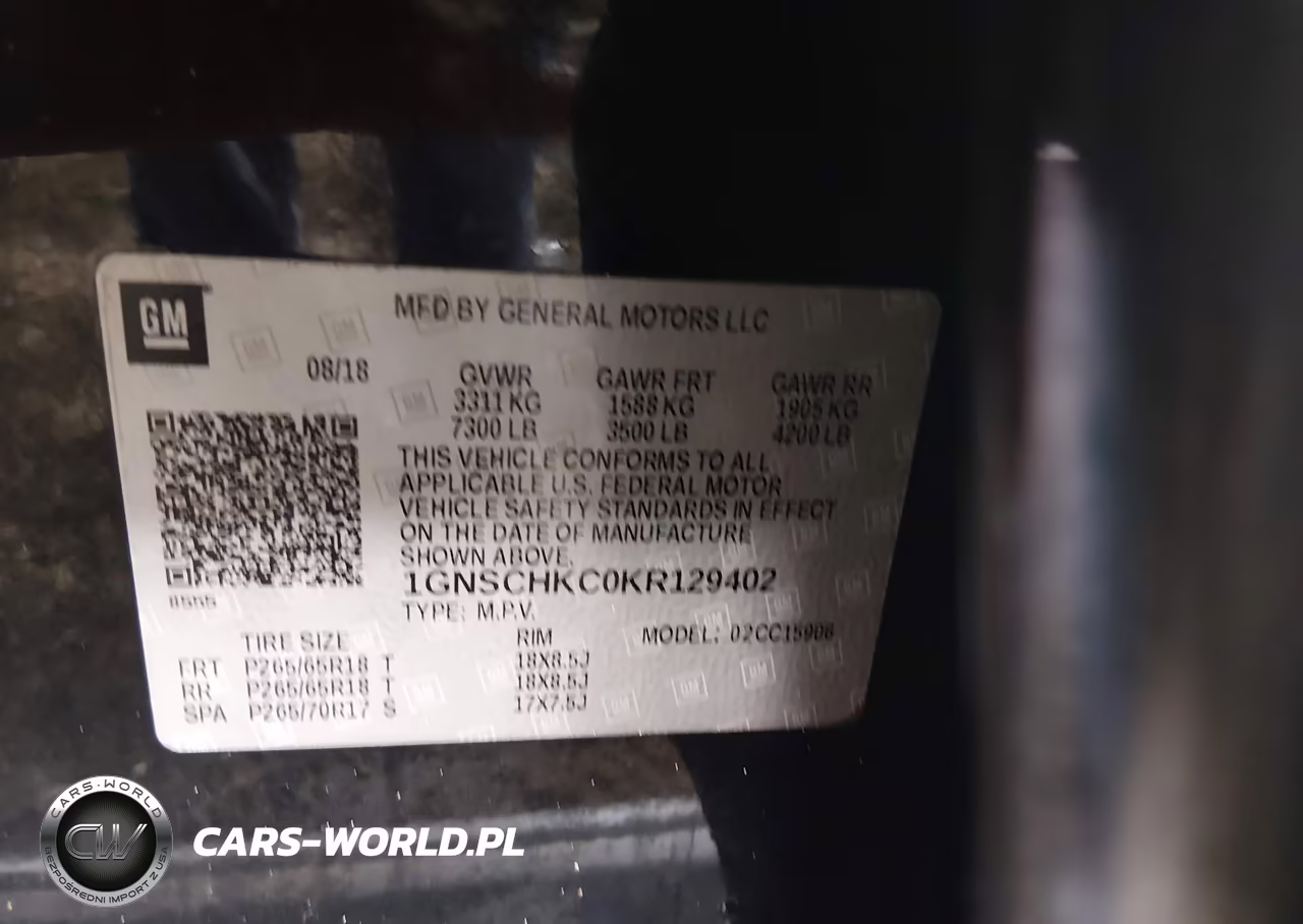 2019 Chevrolet Suburban Lt VIN:1GNSCHKC0KR129402 - 9