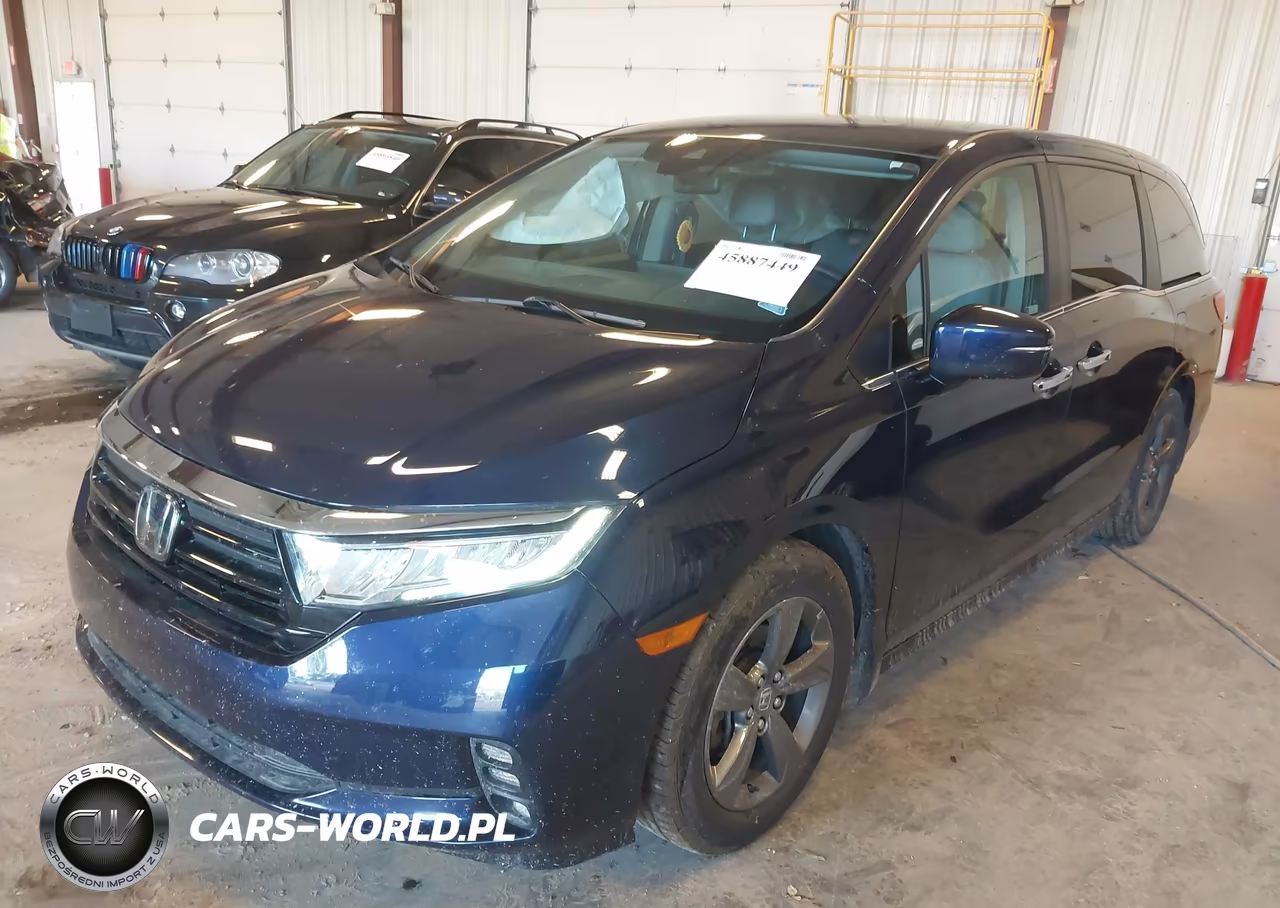 2021 Honda Odyssey Ex VIN:5FNRL6H5XMB018739 - 2