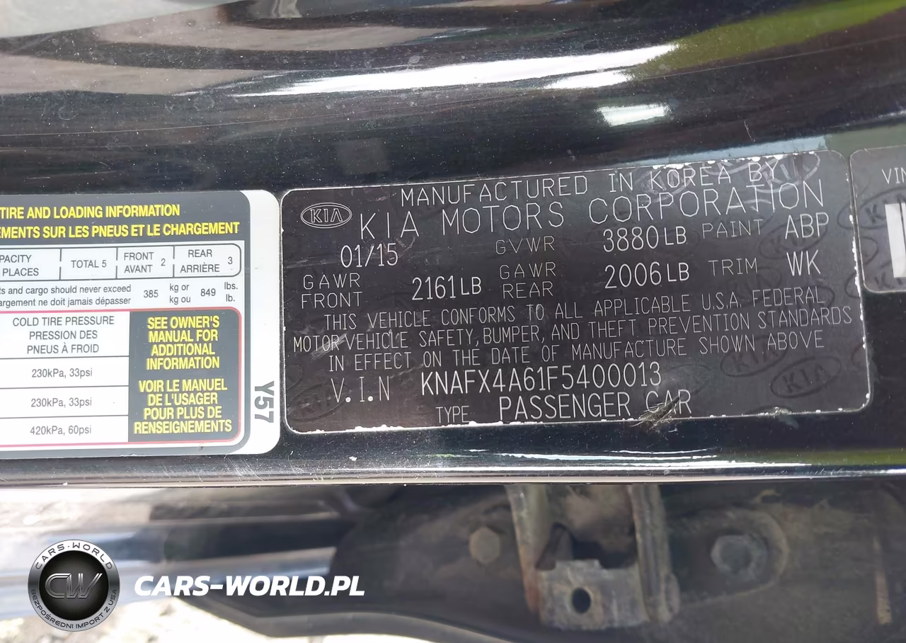 2015 Kia Forte Lx VIN:KNAFX4A61F5400013 - 9