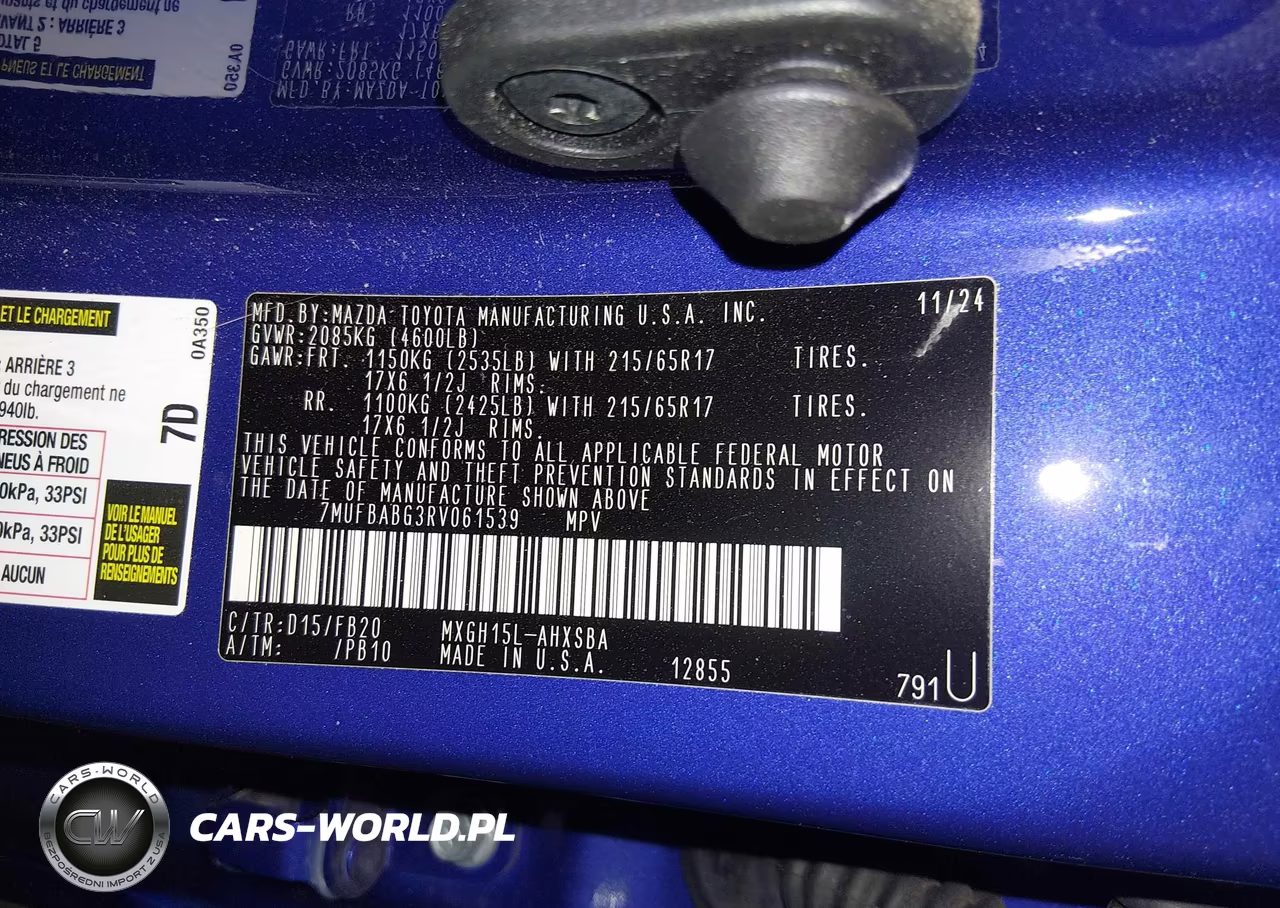 2024 Toyota Corolla Cross Hybrid Se VIN:7MUFBABG3RV061539 - 9