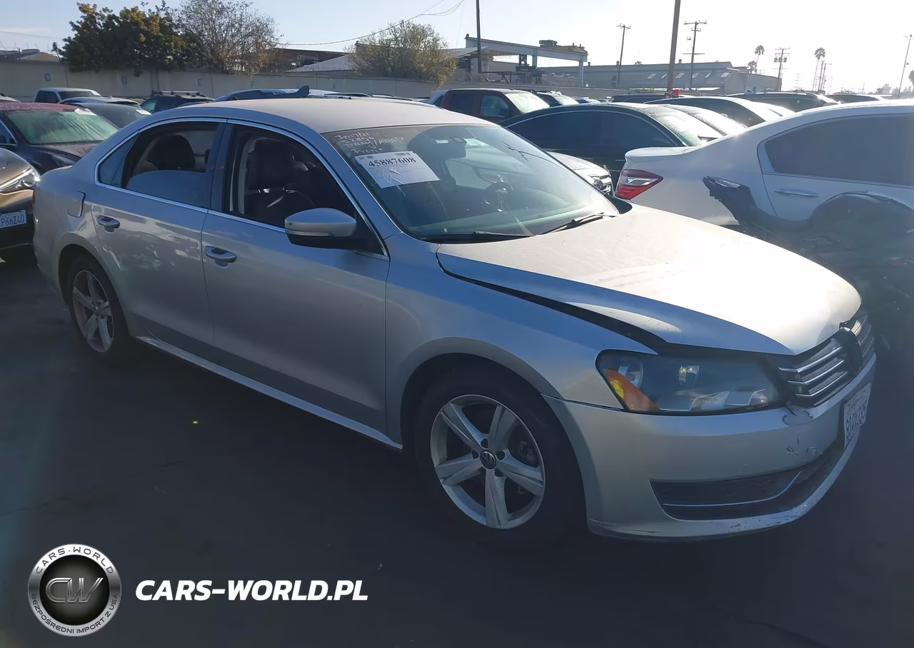 2014 Volkswagen Passat 2.5L Se VIN:1VWBP7A35EC007423 - 1