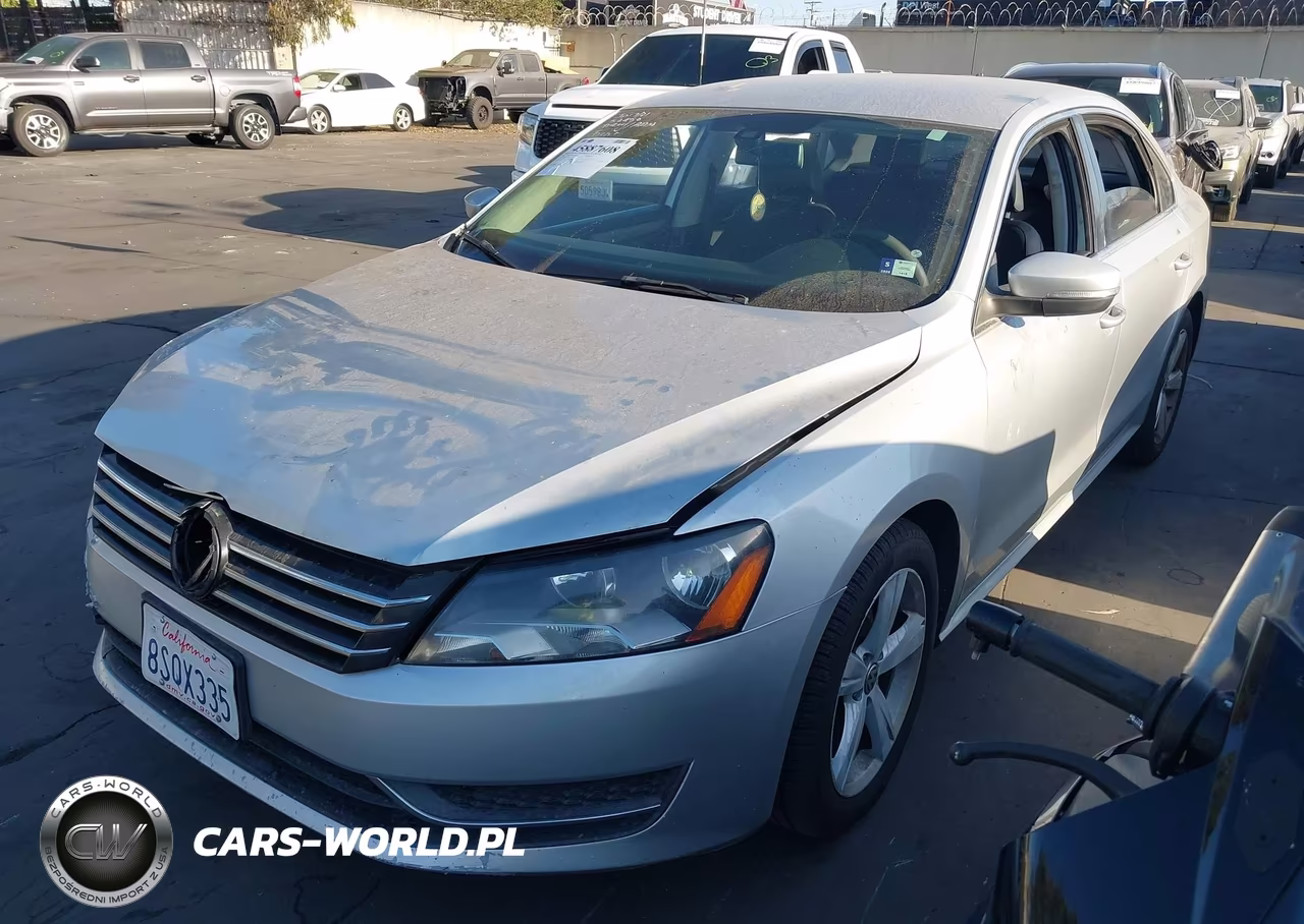 2014 Volkswagen Passat 2.5L Se VIN:1VWBP7A35EC007423 - 2