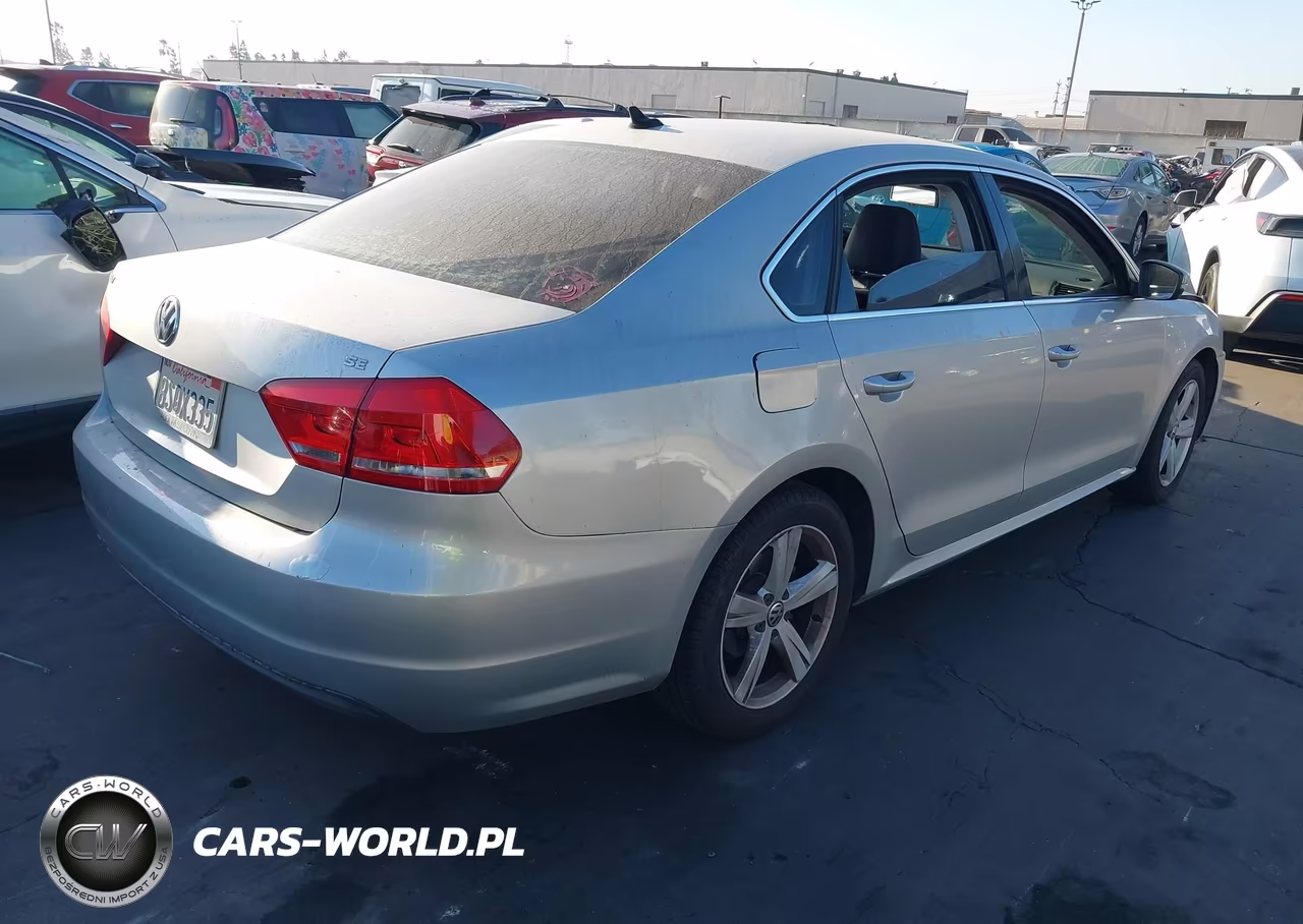 2014 Volkswagen Passat 2.5L Se VIN:1VWBP7A35EC007423 - 4