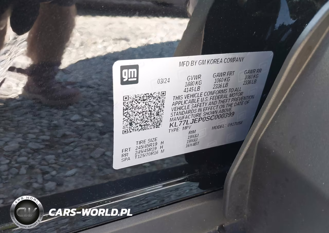 2025 Chevrolet Trax Fwd 2Rs VIN:KL77LJEP0SC000399 - 9