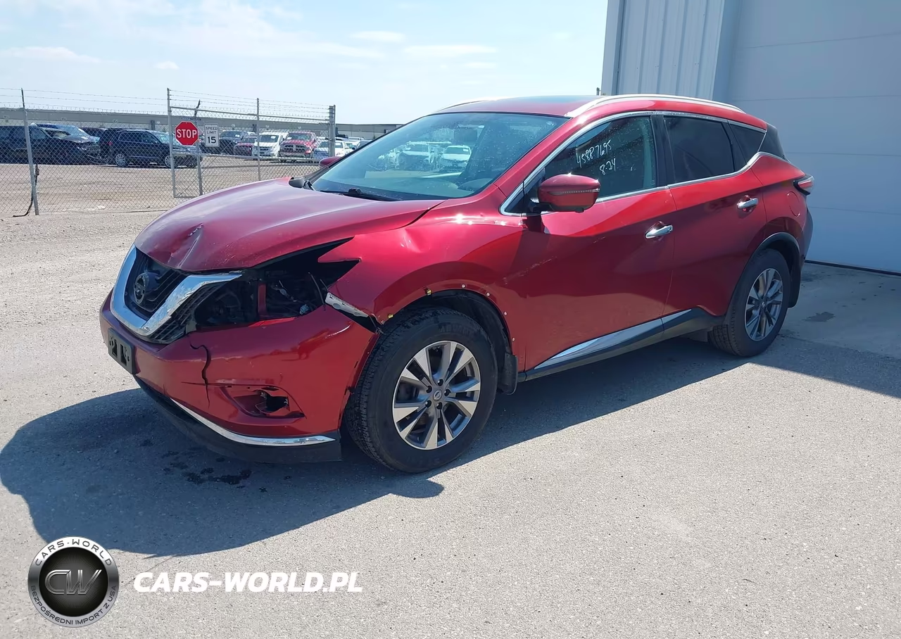 2017 Nissan Murano Sl VIN:5N1AZ2MH9HN169773 - 2