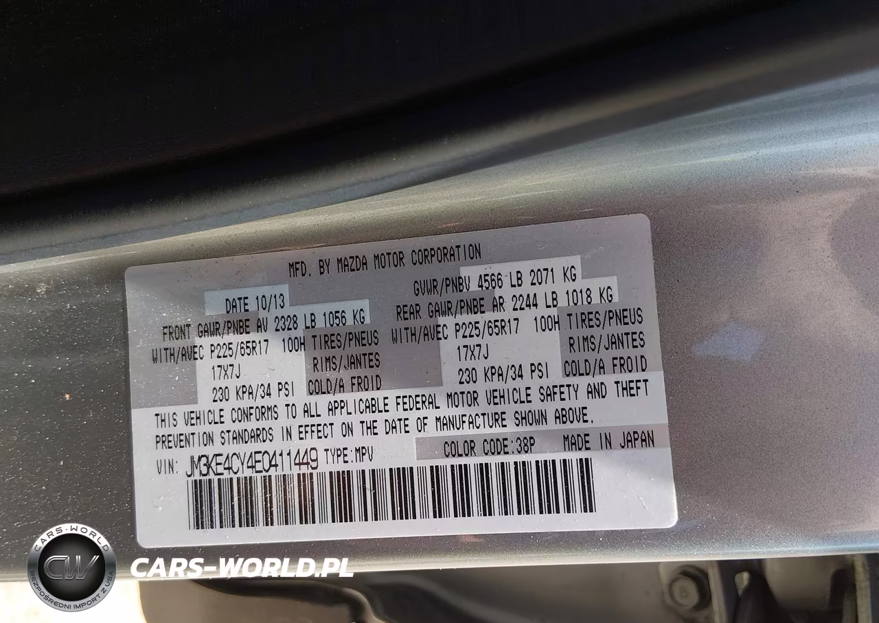 2014 Mazda Cx-5 Touring VIN:JM3KE4CY4E0411449 - 9