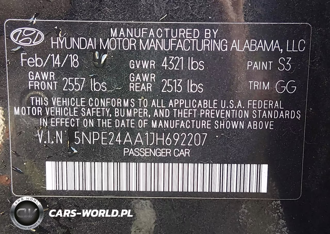 2018 Hyundai Sonata Eco VIN:5NPE24AA1JH692207 - 9