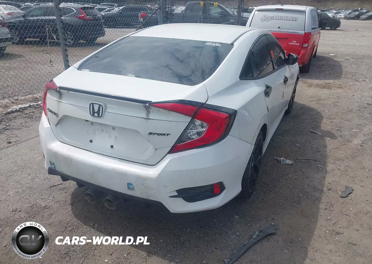 2020 Honda Civic Sport VIN:19XFC2E83LE024283 - 4