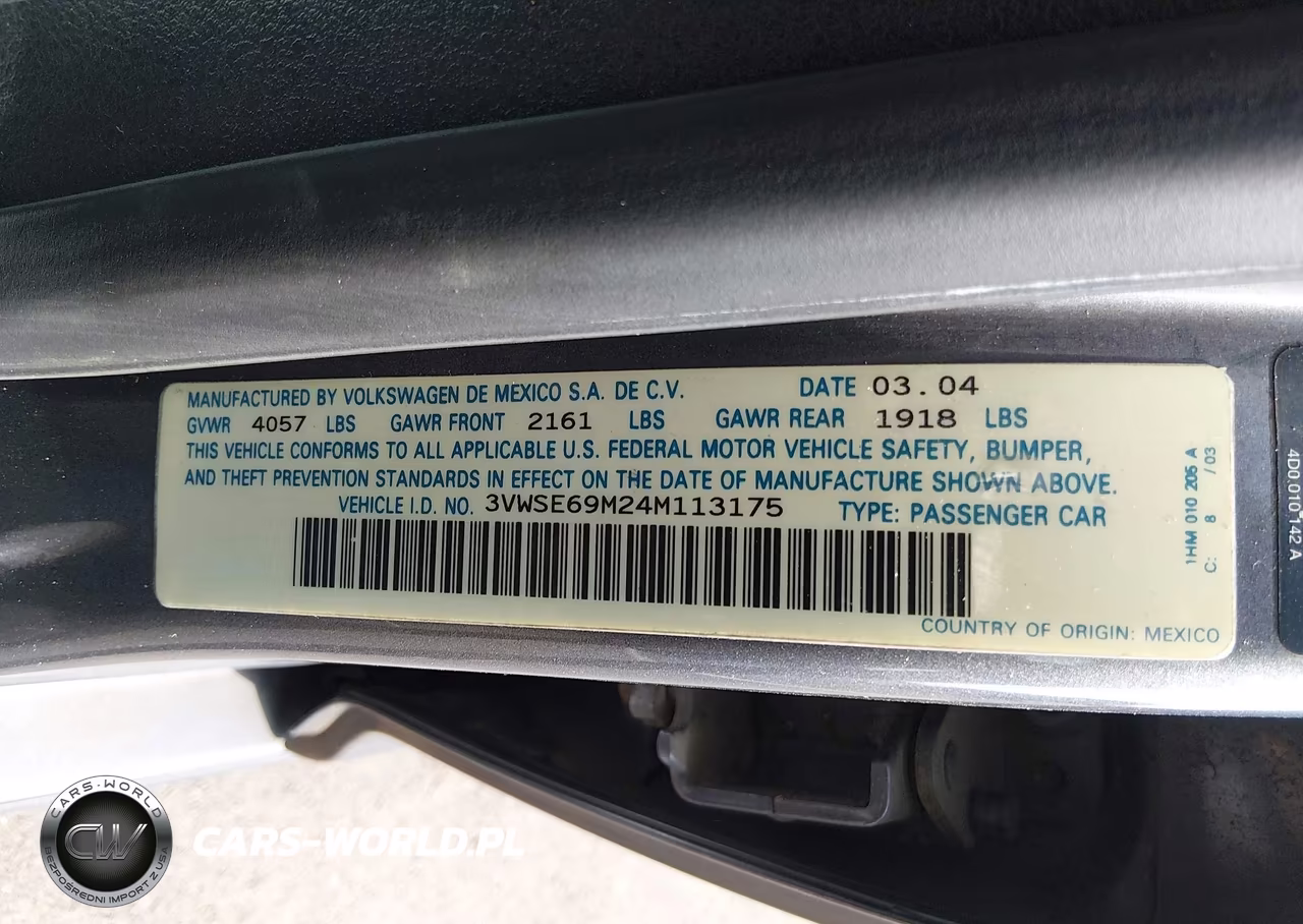 2004 Volkswagen Jetta Gli 1.8T VIN:3VWSE69M24M113175 - 9