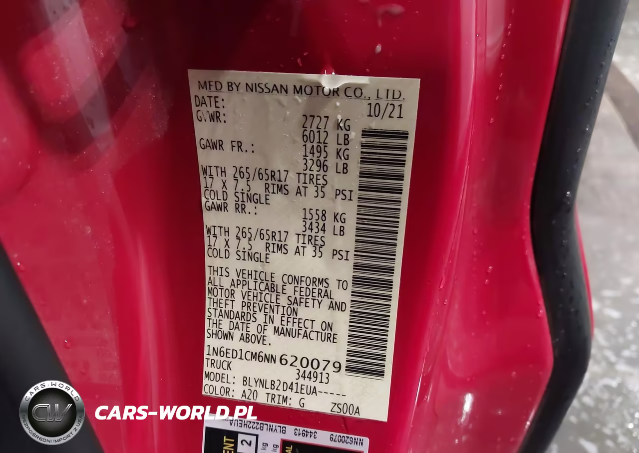 2022 Nissan Frontier King Cab Sv 4X4 VIN:1N6ED1CM6NN620079 - 9