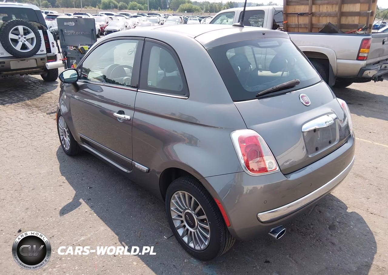 2012 Fiat 500 Lounge VIN:3C3CFFCR6CT111866 - 3
