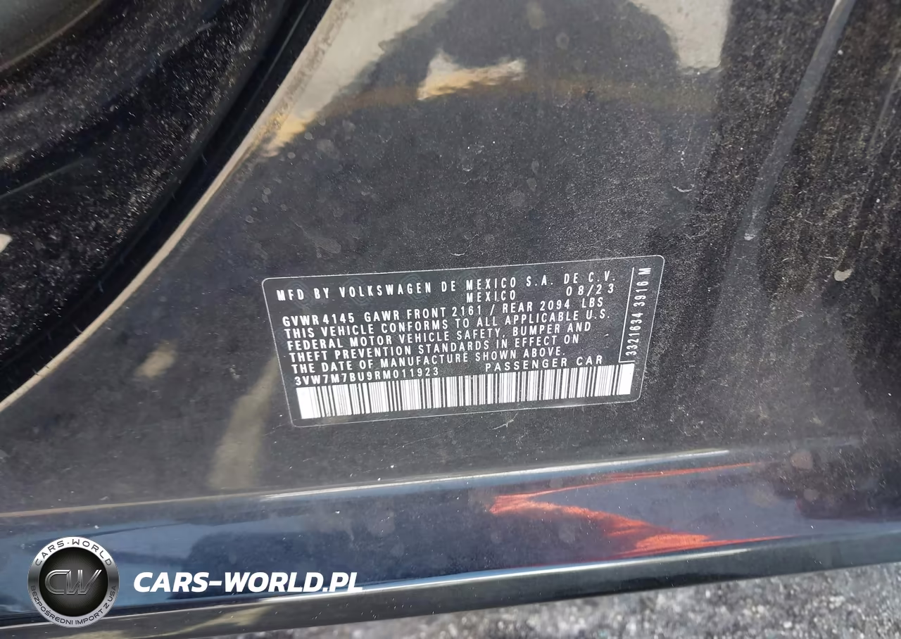 2024 Volkswagen Jetta 1.5T Se VIN:3VW7M7BU9RM011923 - 9