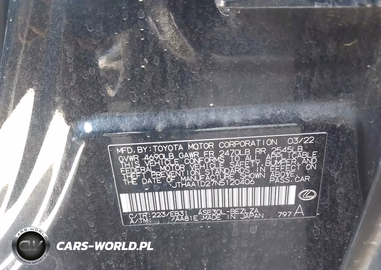 2022 Lexus Is 300 VIN:JTHAA1D27N5120406 - 9