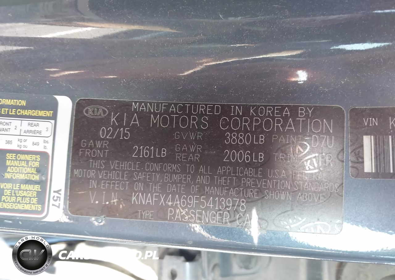 2015 Kia Forte Lx VIN:KNAFX4A69F5413978 - 9