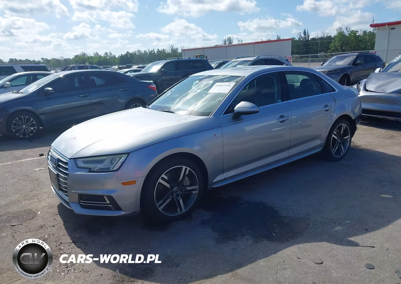 2017 Audi A4 Premium Plus VIN:WAUENAF40HN014242 - 2
