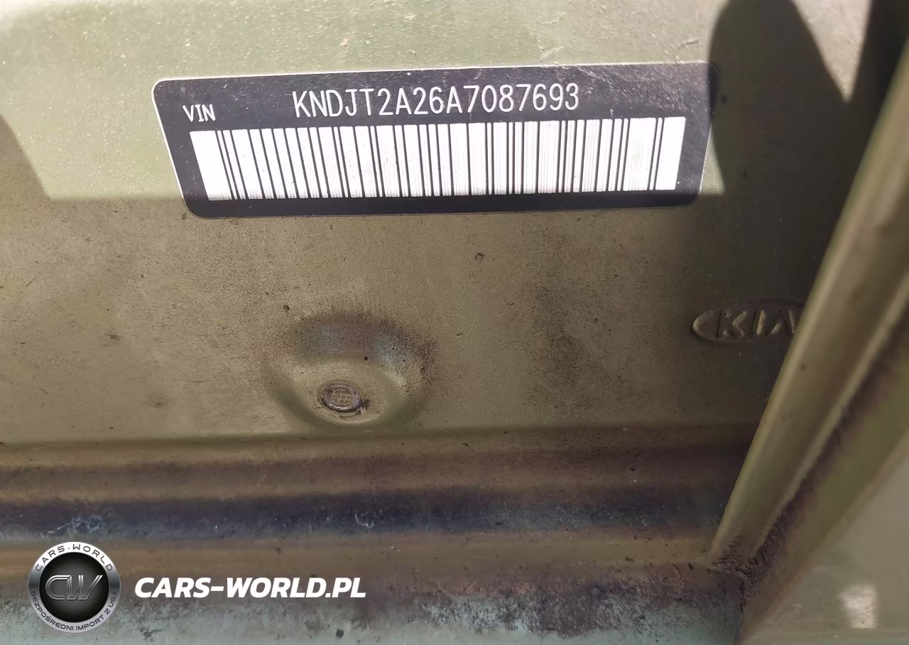 2010 Kia Soul + VIN:KNDJT2A26A7087693 - 9