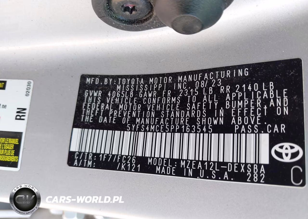 2023 Toyota Corolla Se VIN:5YFS4MCE5PP163545 - 9