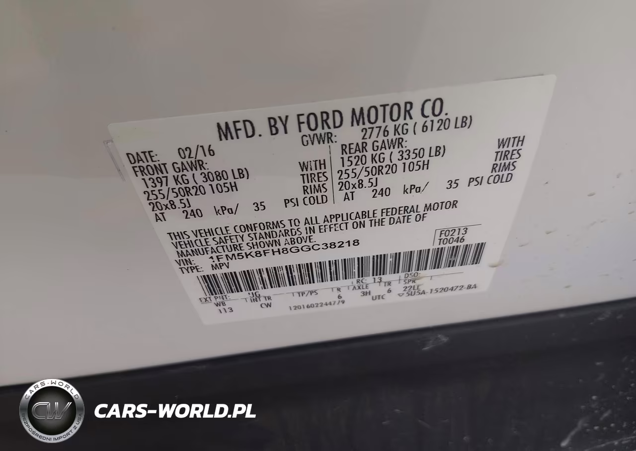 2016 Ford Explorer Limited VIN:1FM5K8FH8GGC38218 - 9