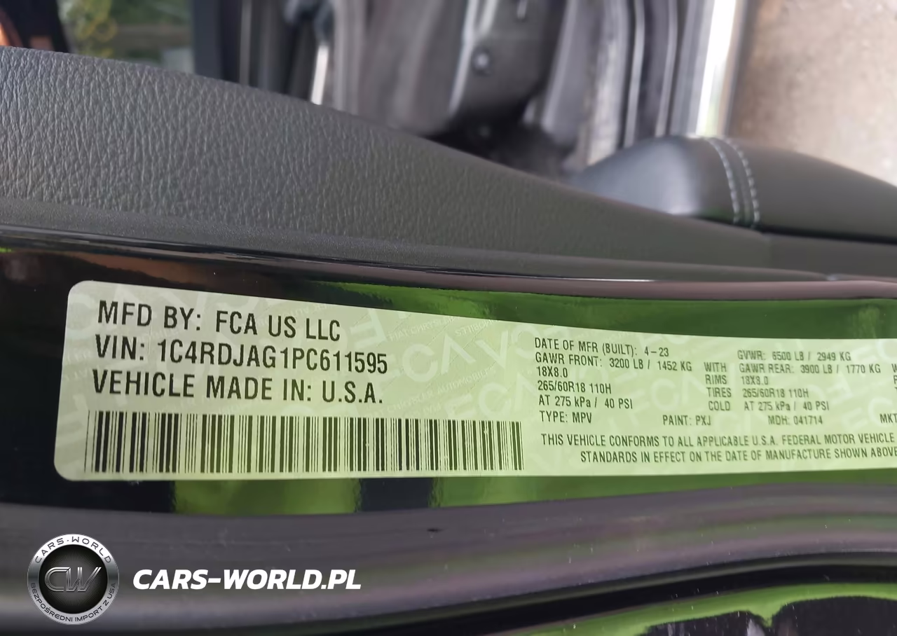 2023 Dodge Durango Sxt Plus Awd VIN:1C4RDJAG1PC611595 - 9
