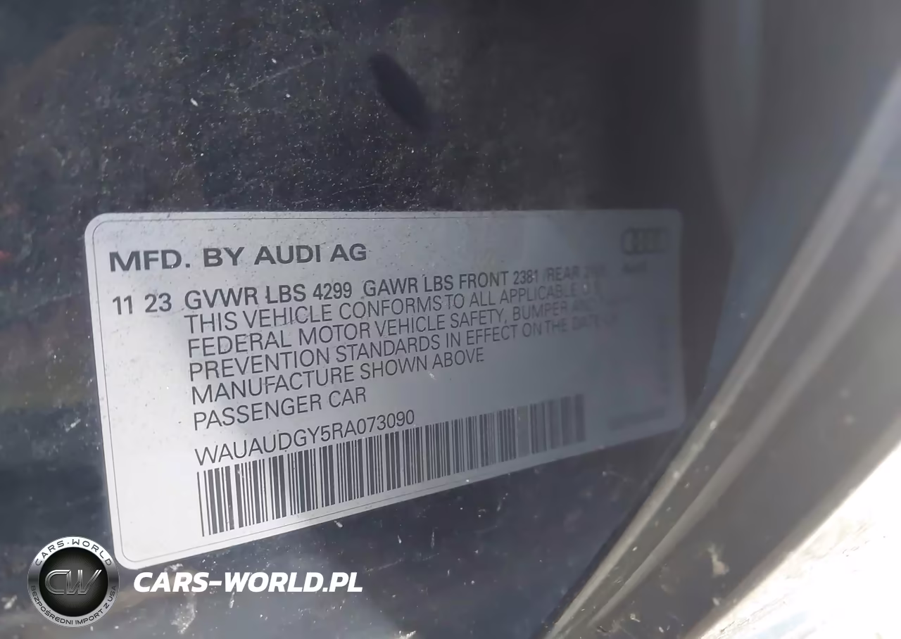 2024 Audi A3 Premium 40 Tfsi Front-Wheel Drive S Tronic VIN:WAUAUDGY5RA073090 - 9