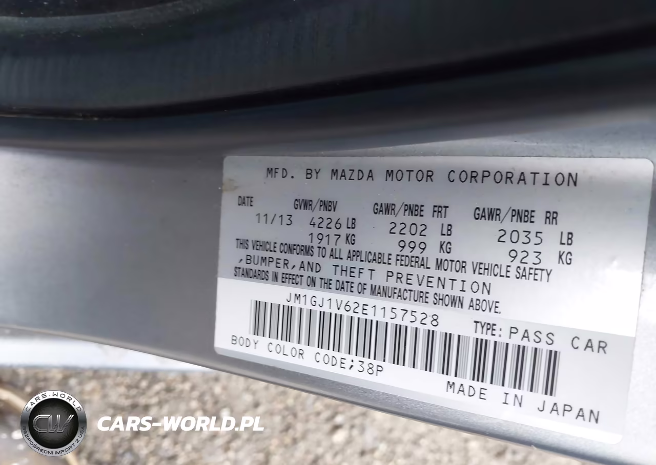 2014 Mazda Mazda6 I Touring VIN:JM1GJ1V62E1157528 - 9