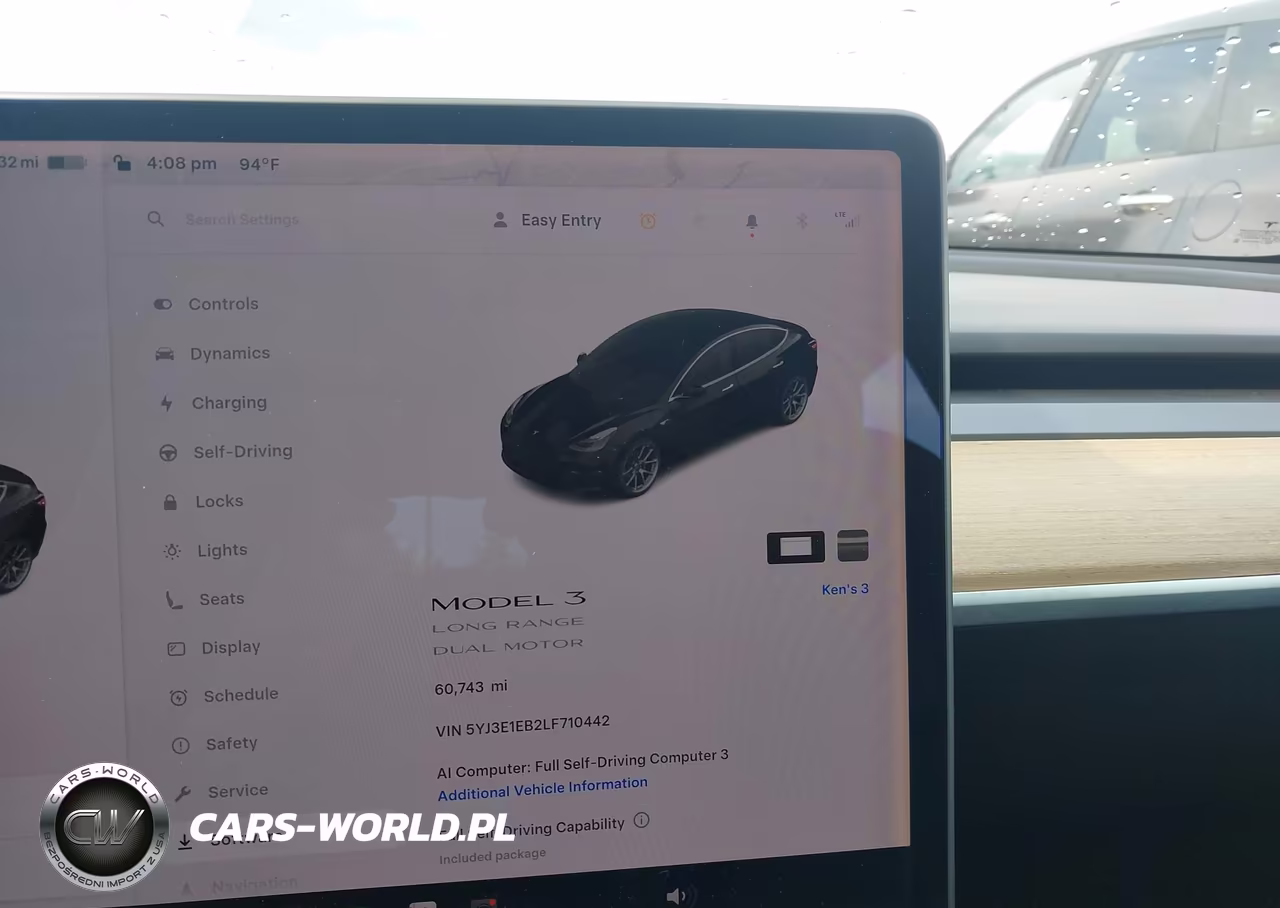 2020 Tesla Model 3 Long Range Dual Motor All-Wheel Drive VIN:5YJ3E1EB2LF710442 - 18