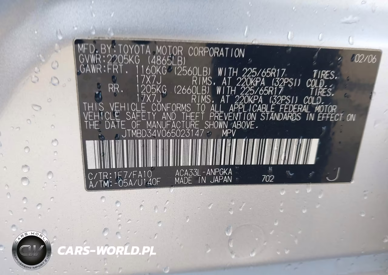 2006 Toyota Rav4 Limited VIN:JTMBD34V065023147 - 9