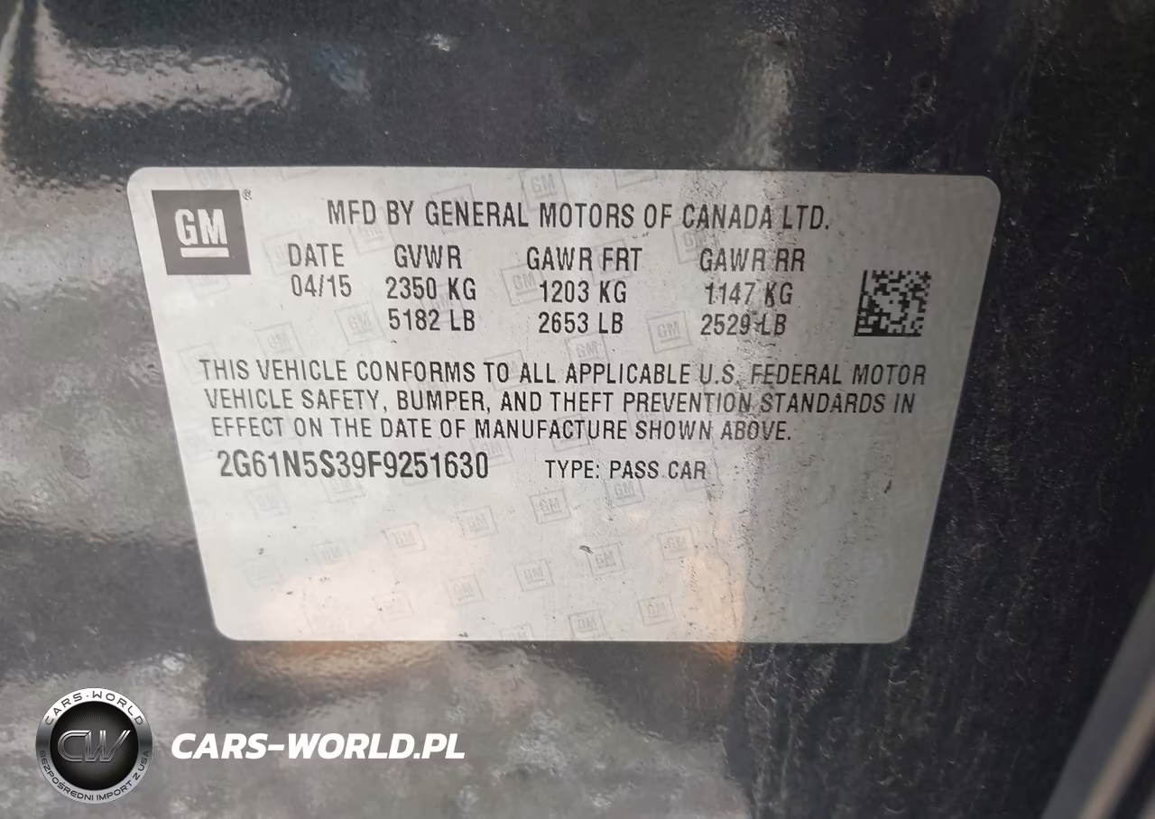 2015 Cadillac Xts Luxury VIN:2G61N5S39F9251630 - 9