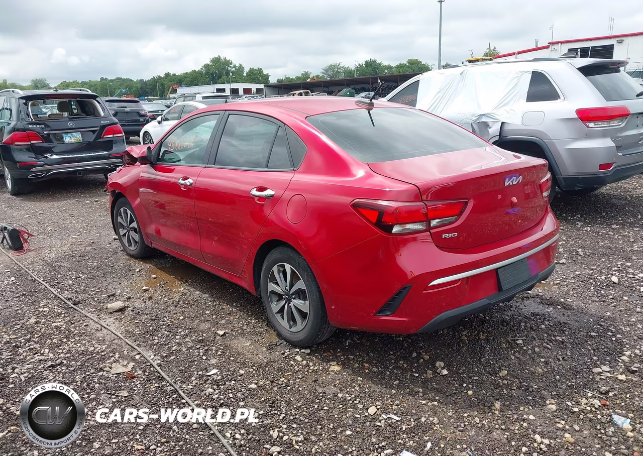 2022 Kia Rio S VIN:3KPA24AD5NE478789 - 3