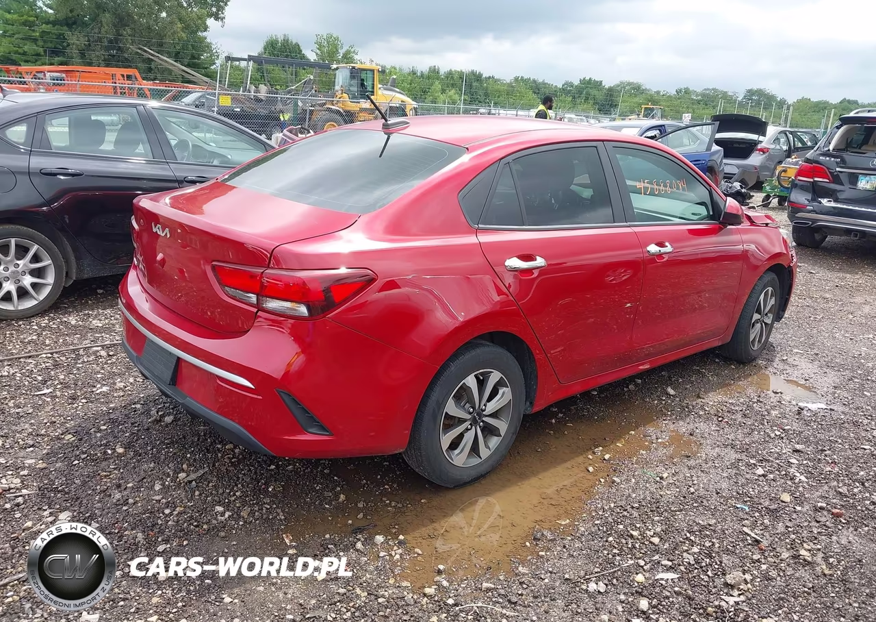 2022 Kia Rio S VIN:3KPA24AD5NE478789 - 4